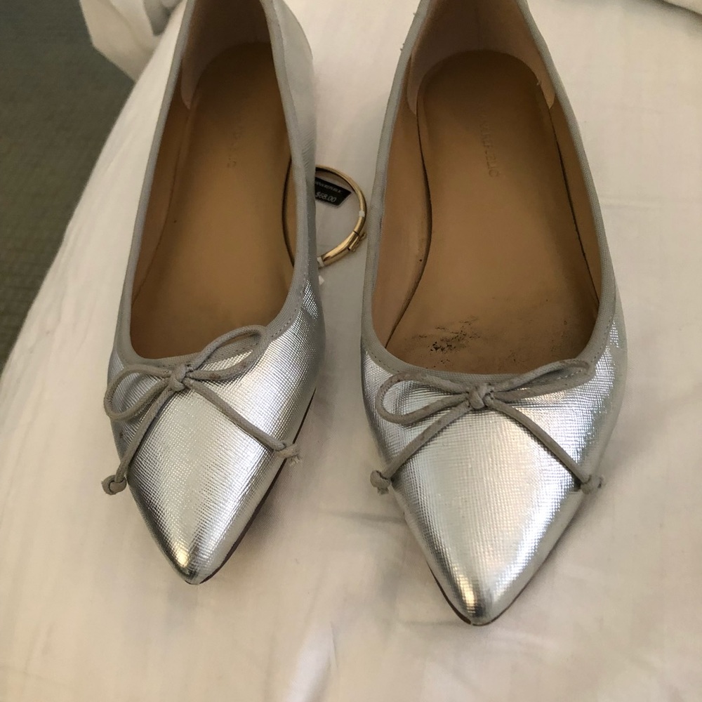 Silver fb alley shoes size 8 1/2